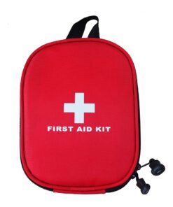 First Aid Kit Set of 46 Trauma Kit with Essential Emergency Supplies-Red