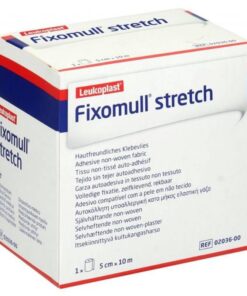 Fixomull Stretch Adhesive Non Woven Fabric Plaster Strip Tape Non Alergic - 1 Pack