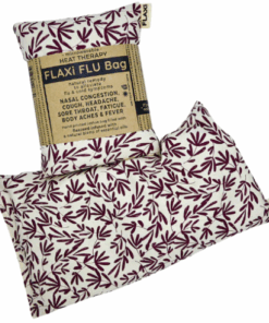 FLAXi Natural Flaxseed & Essential Oils Hot Compress Flu Bag - Plum - 550g