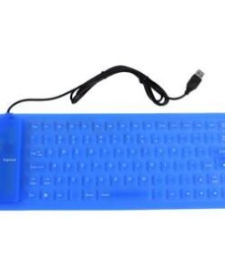 Flexible USB Keyboard - Blue