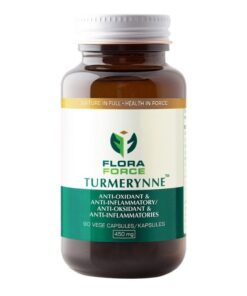 Flora Force Turmerynne Capsules with Turmeric (Curcumin) and Cayenne