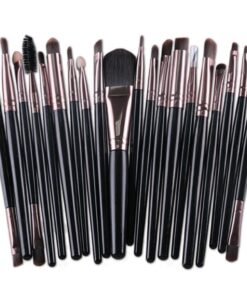 Focallure 20pc Professional Mini Makeup Brush Set - Black