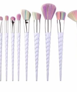 Focallure Purple Unicorn Make-Up Brush Set - 10 Piece