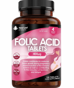 Folic Acid Tablets High Strength Vegan Pregnancy Vitamins
