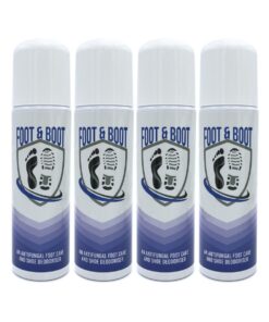 Foot & Boot - Antifungal Foot and Shoe Deodoriser Spray - 4 x 120ml