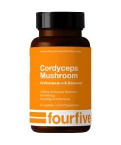 Fourfive Cordyceps Mushroom 1500mg 60 Capsules for Energy and Stamina