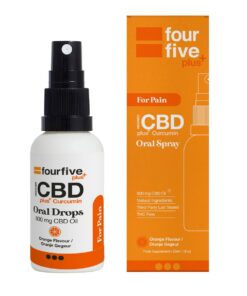 Fourfivecbd Premium, Tested HIGH STRENGTH 600mg Recovery CBD Oil, with added curcumin, for PAIN and INFLAMMATION RELIEF.