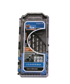 Fox Tools - High-Speed Steel Drill Bit - Set of 6