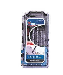 Fox Tools - Masonry Drill Bit - Set of 5