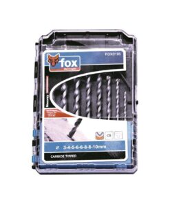 Fox Tools - Masonry Drill Bit - Set of 8