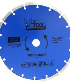 Fox Tools - Segmented 230mm Diamond Blades - Set of 10