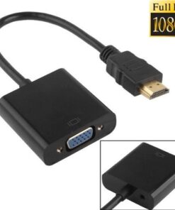 Full HD 1080P HDMI To VGA + Audio Output Cable For Computer,  DVD & Laptop Etc.