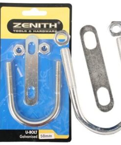 Galvanised U-Bolt 50mm - 10 Pack
