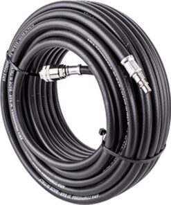 GAV Rubber Air Hose 10mmx20M W.Quick Coupler