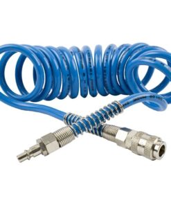 GAV Spiral Polyp Hose 4M x 12mm with Quick Couplers