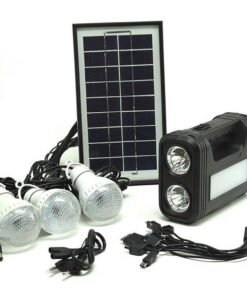 GDLITE GD-8017 Plus Solar Lighting System Kit (Black)