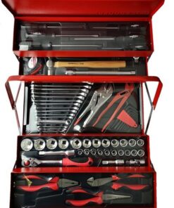 Gedore Red Universal Toolkit / Tool Set in Cantilever Toolbox - (64 Piece)