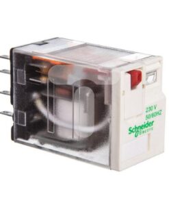 General Purpose Relay, Zelio RXM Series, Power, DPDT, 230 VAC, 12 A