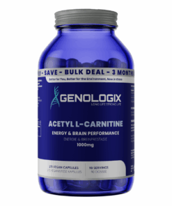 Genologix - Acetyl L-Carnitine 1000mg Bulk (90 servings x 270 capsules)