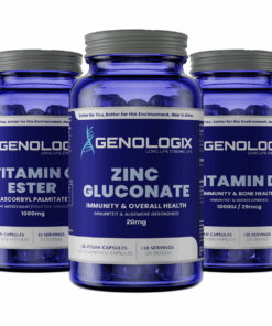 Genologix - Immunity Bundle (Vitamin C Ester, Zinc Gluconate, Vitamin D3)