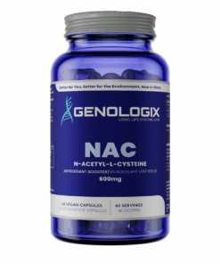 Genologix - NAC (N-Acetyl L-Cysteine) 600mg (60 servings x 120 capsules)