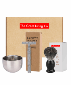 Gentlemen Gift Box - Ultimate 3-1 Wet Shaving Kit.Perfect Gift For Your Man