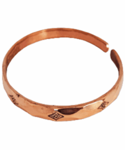 Genuine Copper Health Bangle Diamond Cut Design BY PARISetc