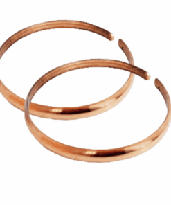 Genuine Copper Health Bangles Thin 2 Piece