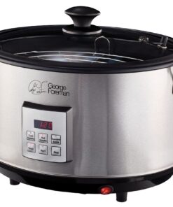 George Foreman - 9 Litre Roaster & Smoker - Silver