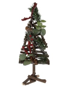 George & Mason - Xmas Fir Tree Wood With Red Berries