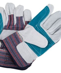 GHS Cotton Glove Double Leather Palm - Pack of 2