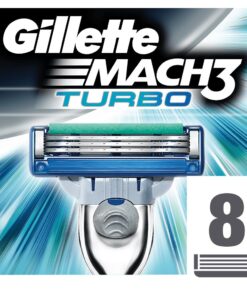 Gillette Mach3 Turbo Razor Blades - 8's
