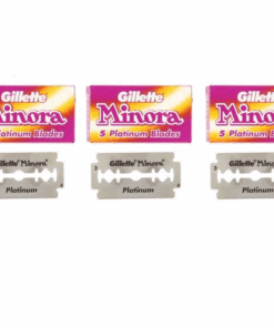 Gillette Minora Platinum Double Edge Blades - 3 Pack (3 x 5)