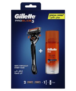 Gillette ProGlide5 Handle + 2 Blades + Icy Cool Shaving Gel 75ml
