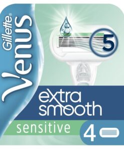 Gillette Venus Sensitive Extra Smooth Women's Razor Blades - 4's