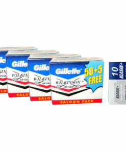 Gillette Wilkinson Sword Double Edge Razor Blades 220 pack + Klasik 10pack