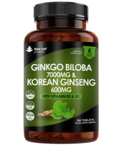 Ginkgo Biloba Complex Tablets 6 Months Supply Value Pack