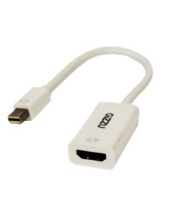 Gizzu Mini Display Port To HDMI Adapter - White