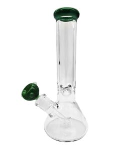 Glass Bong with Ice Catcher - Green