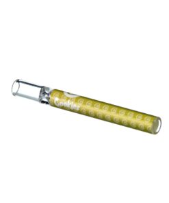 Glass Taster Pipe cookies Logo - Yellow