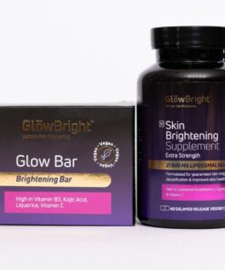 Glow Bright Brightening Capsules + Glow Bar Bundle