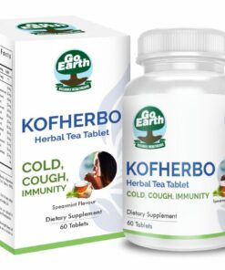 Go Earth Kofherbo - Cough, Cold & flu- 60 Herbal Tea Tablets