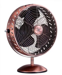 Goldair 8" Copper Metal Desk Fan