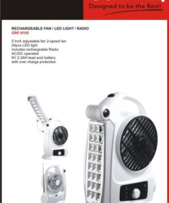 Goldair - Rechargeable Fan - White