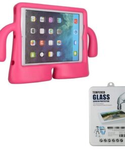 GoVogue Kids Shockproof 9.7" iPad Protective Case & Screen Protector Pink