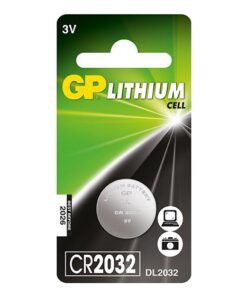 GP Batteries 3V CR2032 Lithium Coin Battery Single Card