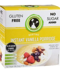 Gracious Bakers - Instant Vanilla Porridge 600g - 3 x 200g