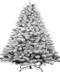 Greenery Flocked Artificial Christmas Tree