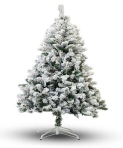 Greenery Flocked Snow Christmas Tree - 210 cm