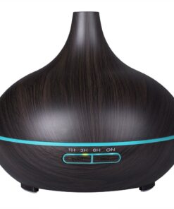 GreenLeaf Ultrasonic Essential Oil Diffuser & Humidifier - Dark Grain Wood (300ml)